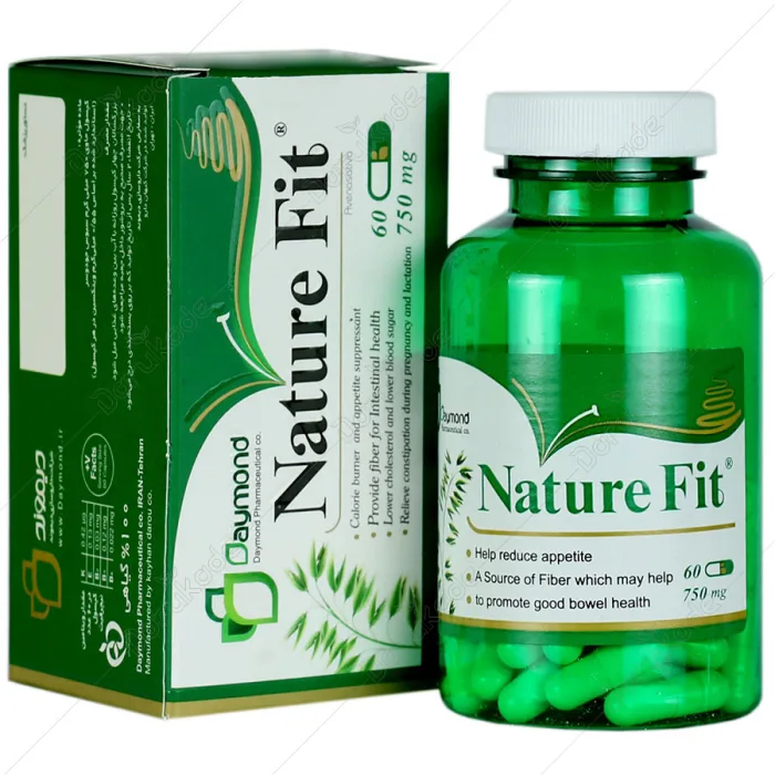 کپسول نیچرفیت دیموند 750 میلی‌گرم بسته 60 عددی