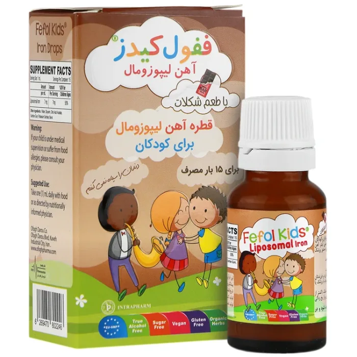 قطره آهن ففول کیدز شکلاتی