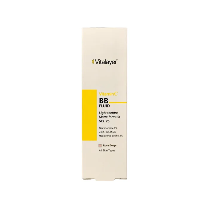 بی‌بی فلویید ویتامین C ویتالیر رنگ رز بژ SPF25