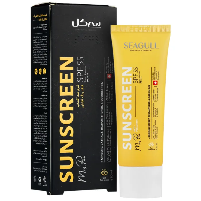 کرم ضد آفتاب فاقد رنگ آقایان SPF55 سی گل