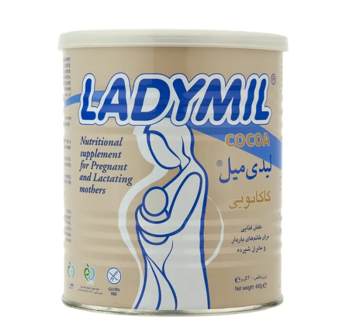 پودر لیدی میل  400 گرمی کاکایویی