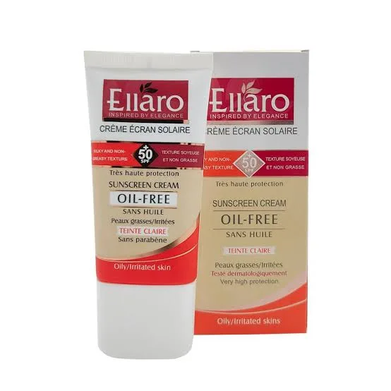 کرم ضدآفتاب رنگی الارو SPF50 مناسب انواع پوست رنگ بژ روشن