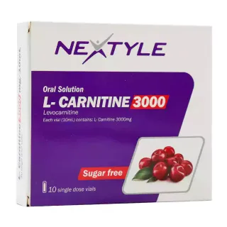 ویال خوراکی ال کارنیتین 2000 میلی‌گرم نکستایل